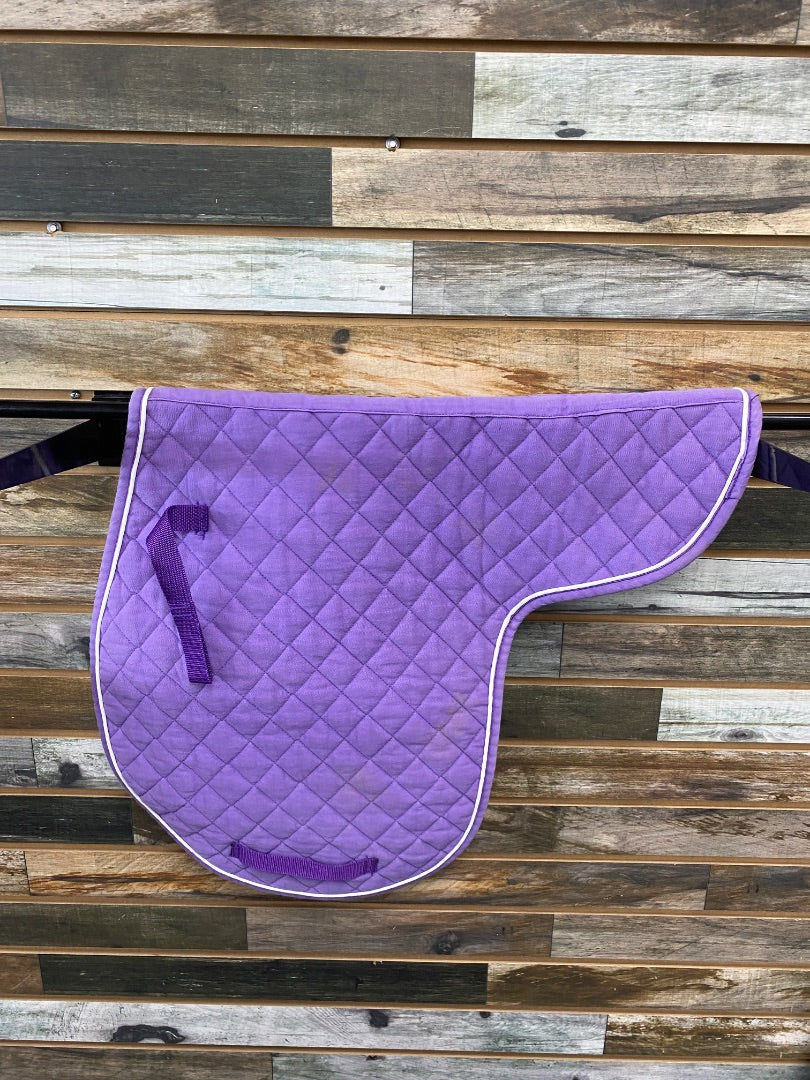 USED  English Quilted Fitted Pad  Purple