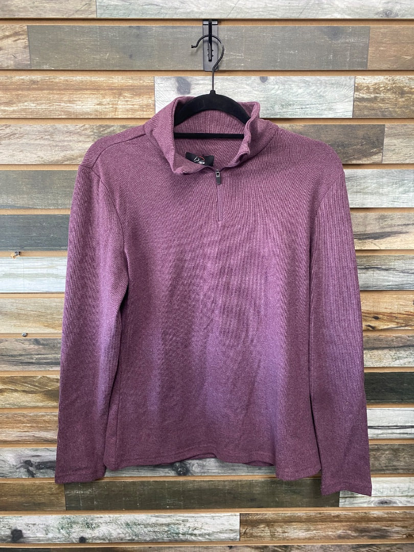 USED HKM Ladies 1/4 Zip Pullover Small Lilac