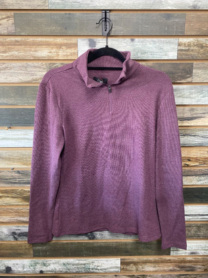 USED HKM Ladies 1/4 Zip Pullover Small Lilac