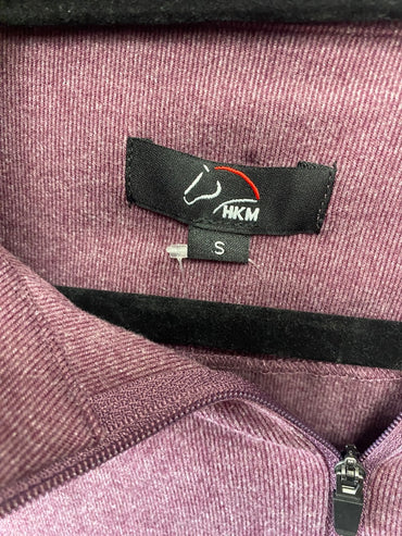 USED HKM Ladies 1/4 Zip Pullover Small Lilac