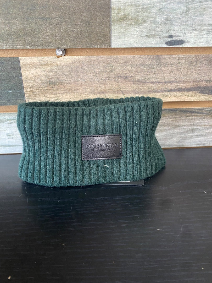 USED Equestrian Stockholm Fleece Lined Headband One Size Sycamore Green
