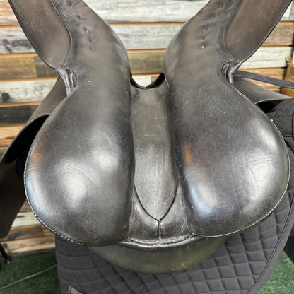 USED G. Passier & Sohn Hannover GG Extra Dressage Saddle w/ Cover 18" Black