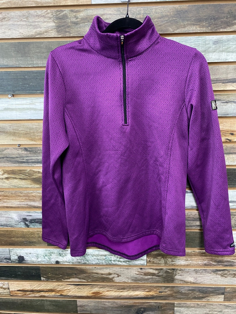 USED Kerrits Fleece Jacket Medium Purple