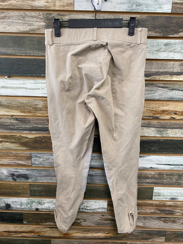 USED M. Toulouse Knee Patch Breech 28R Tan