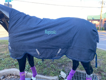 USED Rhino High Neck Turn out 72” Green/Purple Plaid