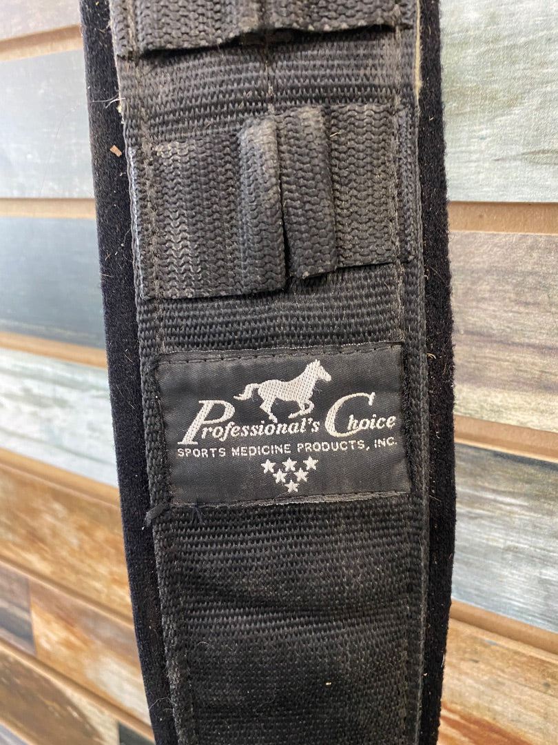 USED Professional's Choice Neoprene Dressage Girth 33" Black