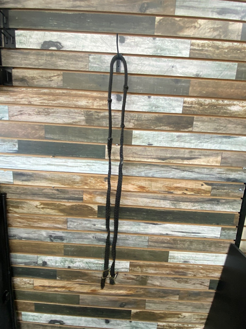USED  Nylon Barrel Reins  Black