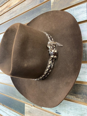 USED Stetson Cowboy Hat 7 1/4" Brown