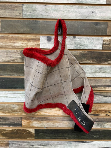 USED  Mesh Fly Mask Horse Red