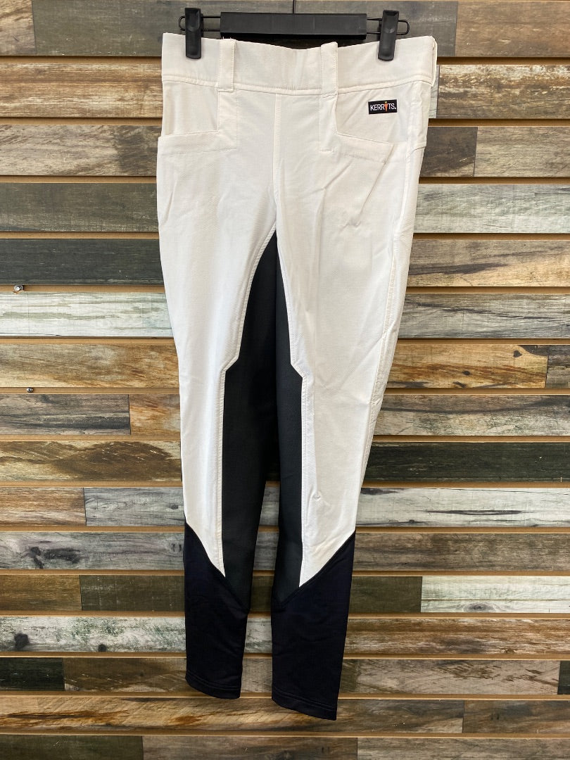 USED Kerrits Full Seat Breeches Medium White