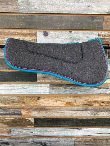 USED Wilkers English Saddle Pads  Grey