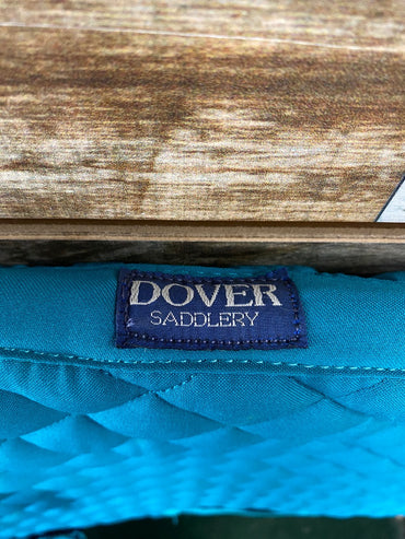 USED Dover Saddlery English Saddle Pad  Teal