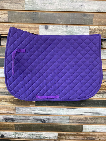 USED Gatsby English Saddle Pads  Purple