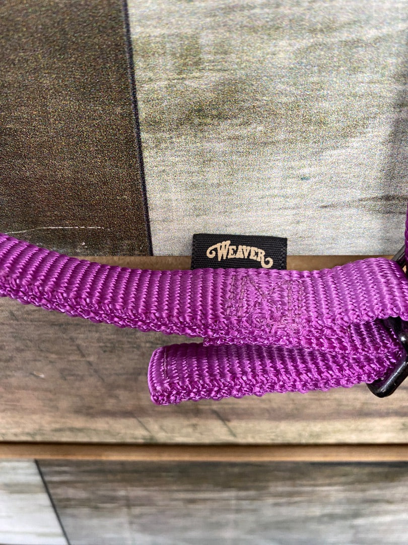 USED Weaver Western Headstalls Pony Purple