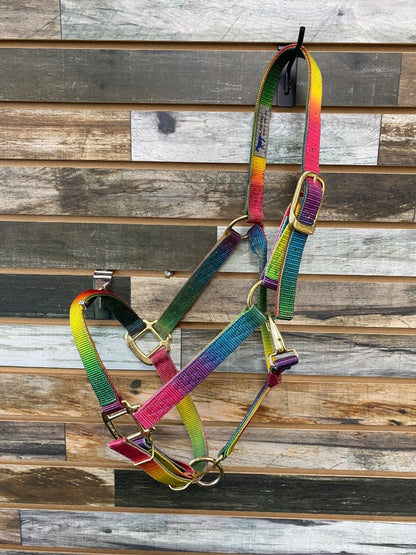 USED Weaver Rainbow Halter Horse Rainbow