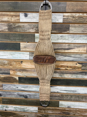 USED Mustang Mohair Roper Cinch 34" Tan