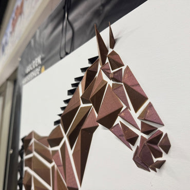 USED (New) Geometric Horse Artwork 24” x 30”
