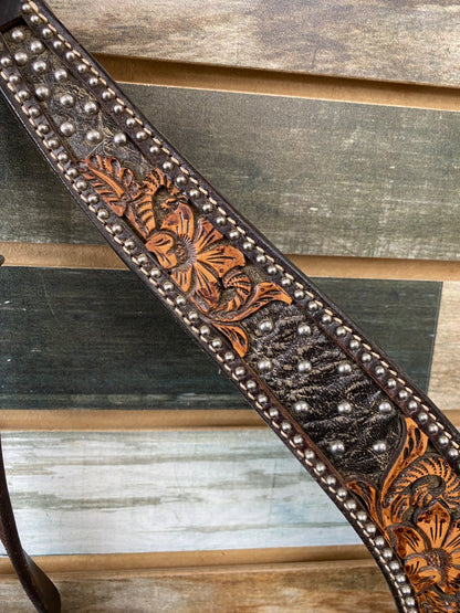 USED Circle Y Breastcollar & Headstall Set Horse Dark Oil