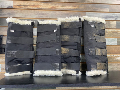 USED Toklat Fleece Shipping Boots Horse Black