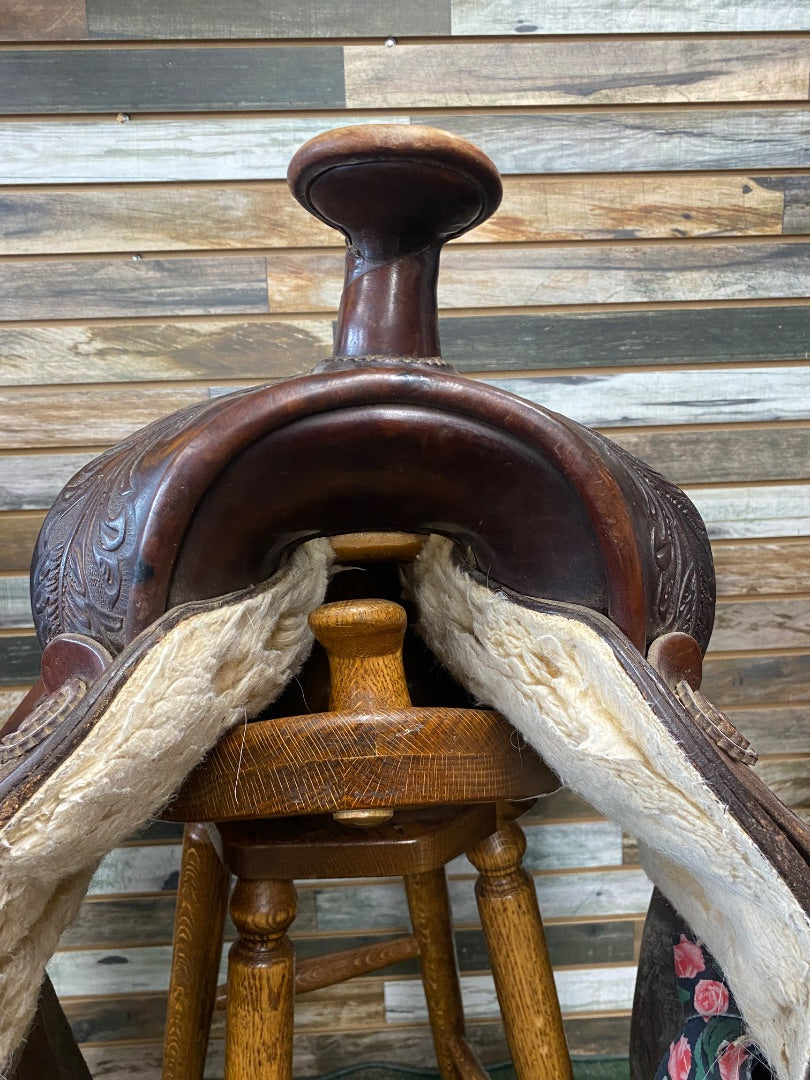 USED Circle Y Trail Saddle Dark Oil