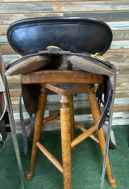 USED Tucker Equitation/Endurance Saddle 17.5" Black