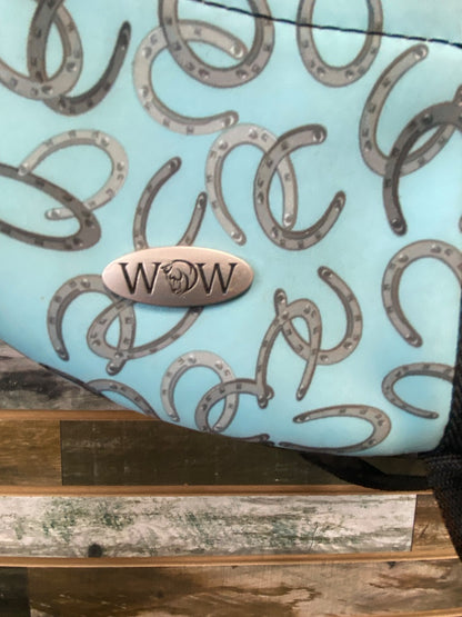 USED WOW English Saddle Carrier  Teal