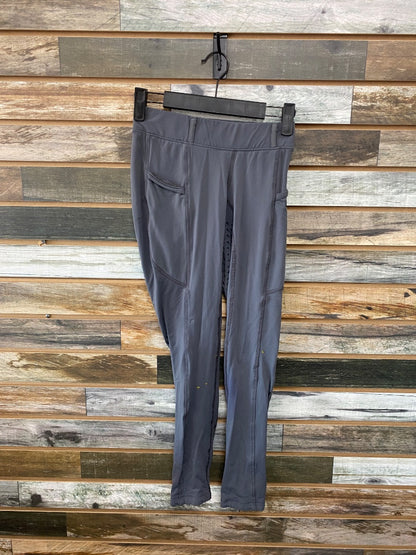 USED Kerrits Ladies English Tights Extra Small Grey