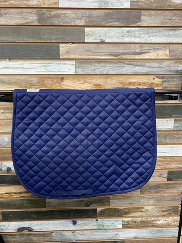 USED Dover All Purpose English Saddle Pad  Navy