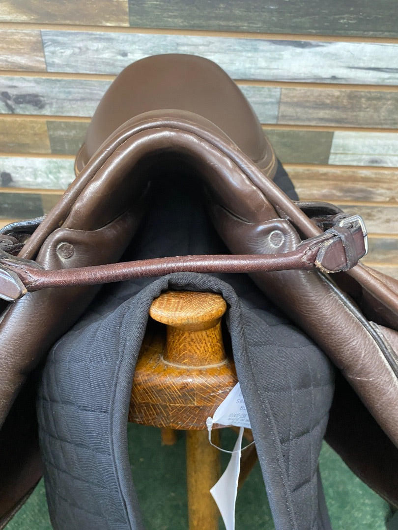USED Stubben English Jump Saddle 17.5” Dark Oil