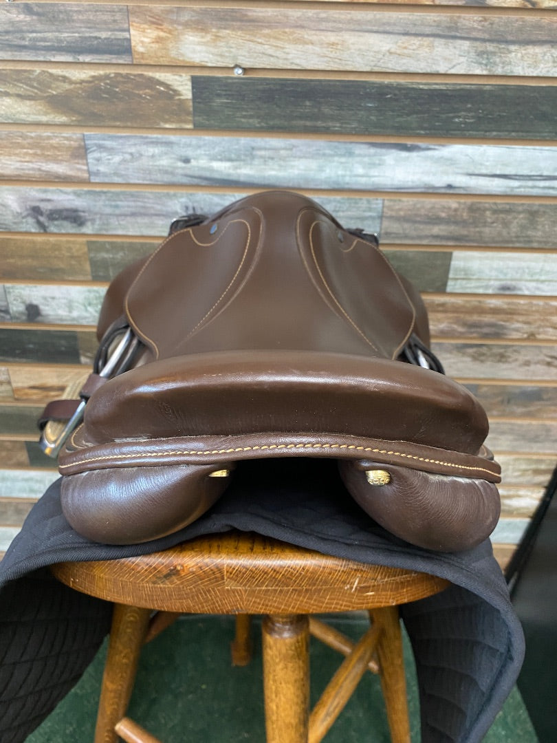USED Stubben English Jump Saddle 17.5” Dark Oil
