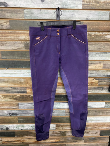 USED Smartpak Piper Ladies Fullseat Breech 30L Purple