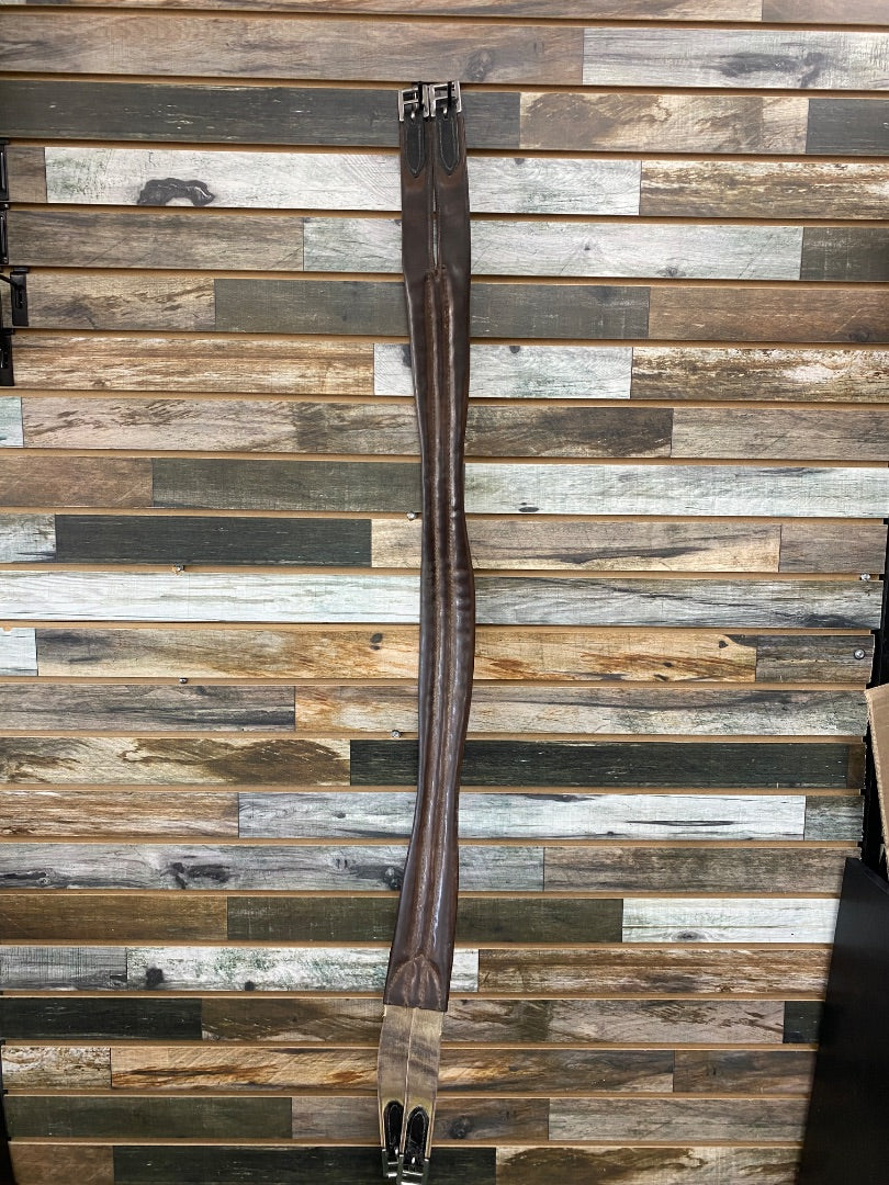USED Courbette English Girth Leather 52" Dark Oil