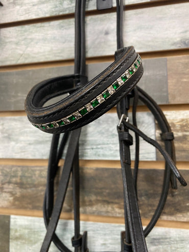 USED Courbette Dressage Bridle with Reins Full Black