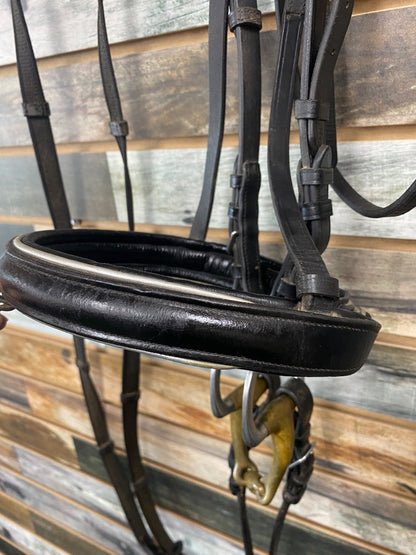 USED  Dressage Bridle Full Black