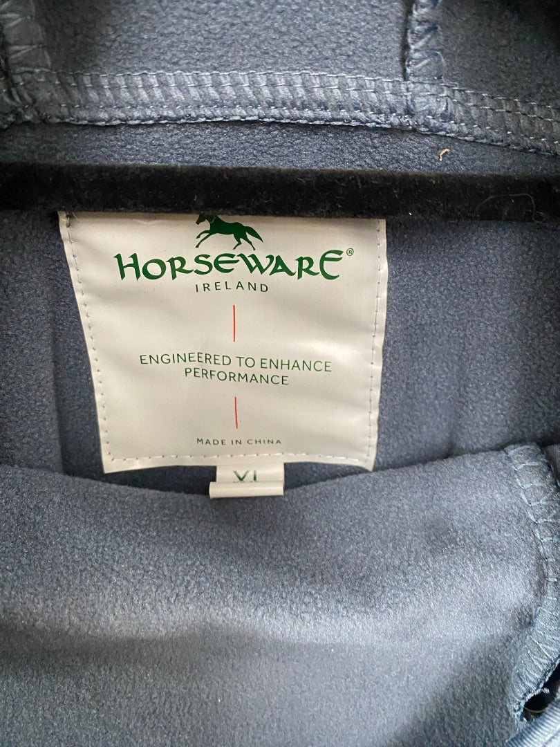 USED Horseware Ireland Fleece Jacket XL Blue/Grey