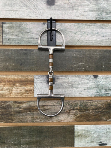 USED  D-Ring Snaffle with Rollers 5"
