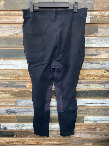 USED  Knee Patch Breeches Large Black