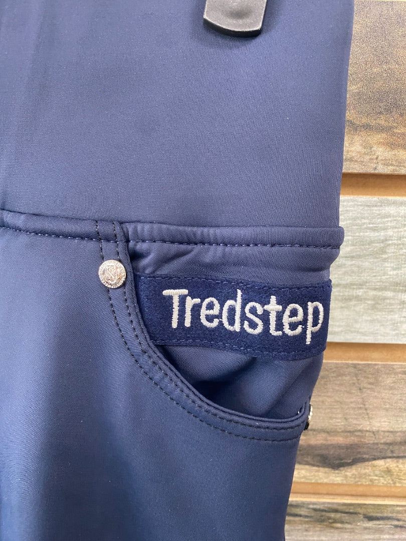 USED Tredstep Ireland Full Seat Tights 24R Navy