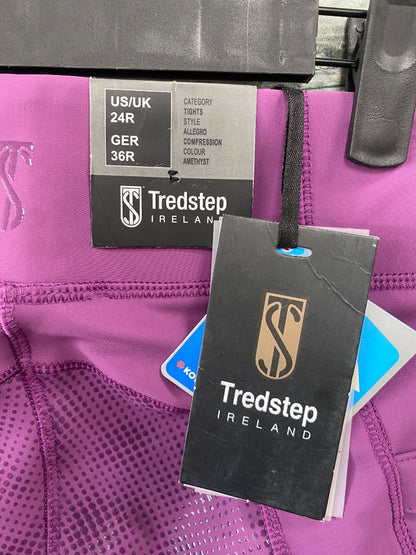 USED Tredstep Ireland NWT Full Seat Tights 24R Purple