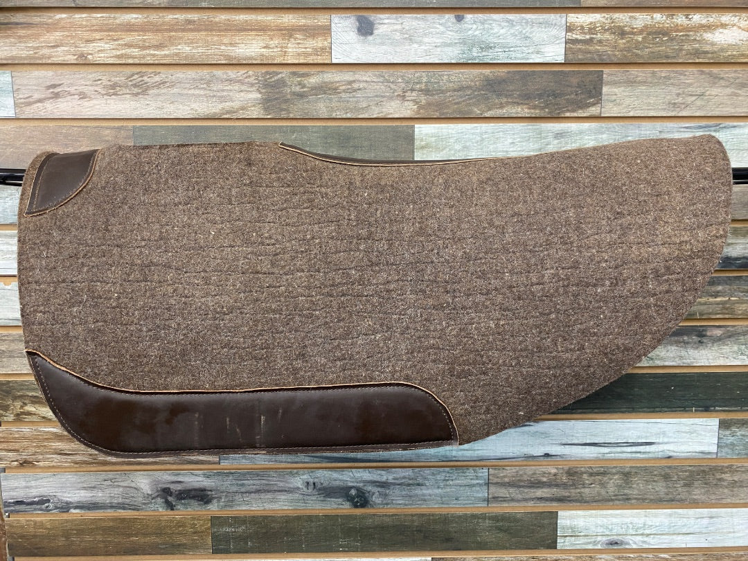 USED  Rounded Pad 1/2" Brown Felt