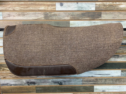 USED  Rounded Pad 1/2" Brown Felt