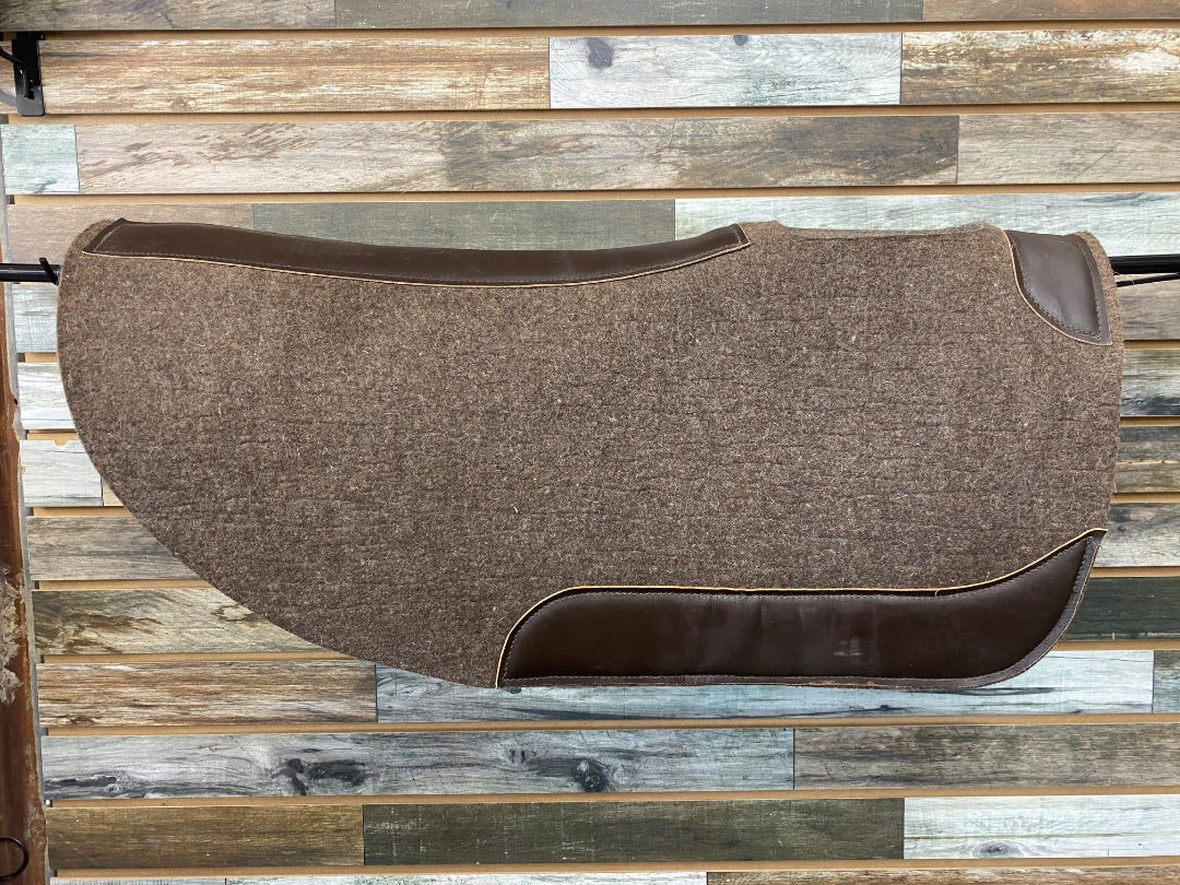 USED  Rounded Pad 1/2" Brown Felt