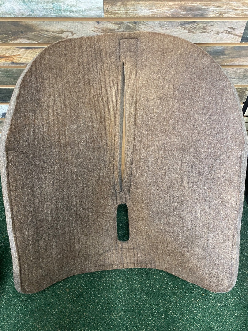 USED  Rounded Pad 1/2" Brown Felt