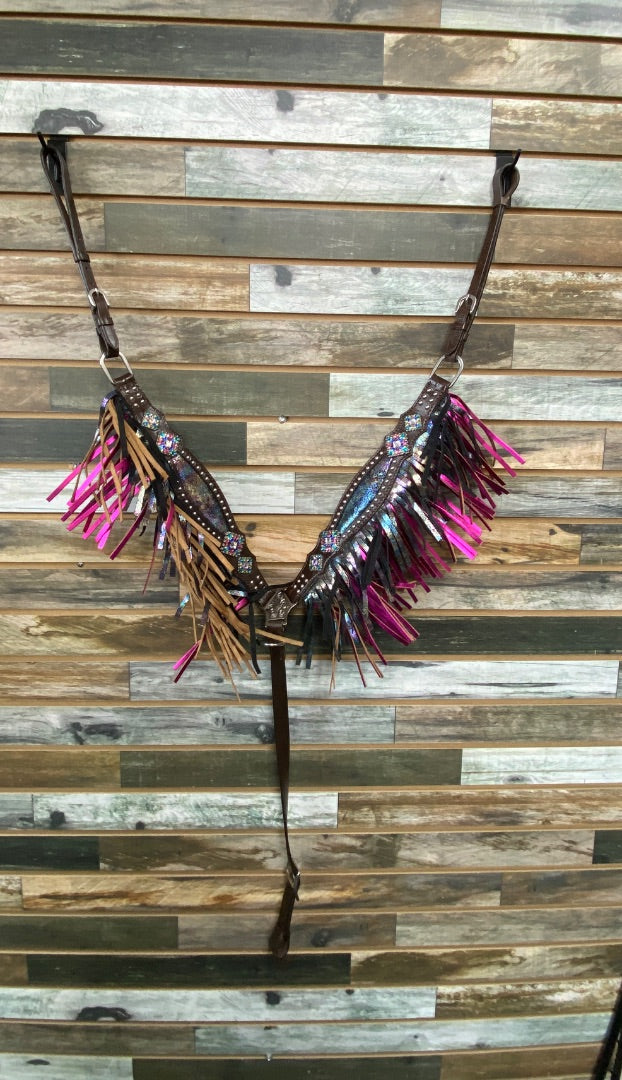 USED Showman Western Breastcollar Set w Fringe