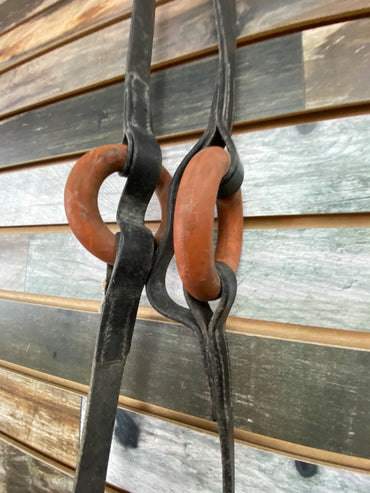 USED  Donut Hole Side Reins  Black
