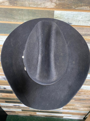 USED Stetson 4X Western Hat 7 1/4" Black