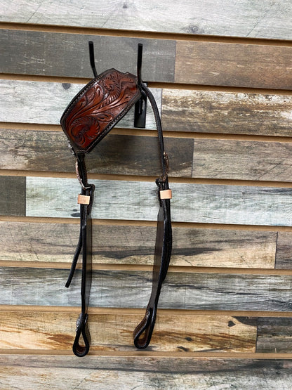 USED  Breastcollar & Headstall Horse Dark Oil
