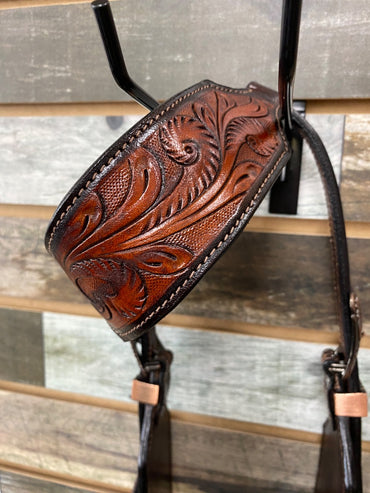 USED  Breastcollar & Headstall Horse Dark Oil