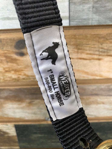 USED Weaver Nylon Halter & Lead Small Black