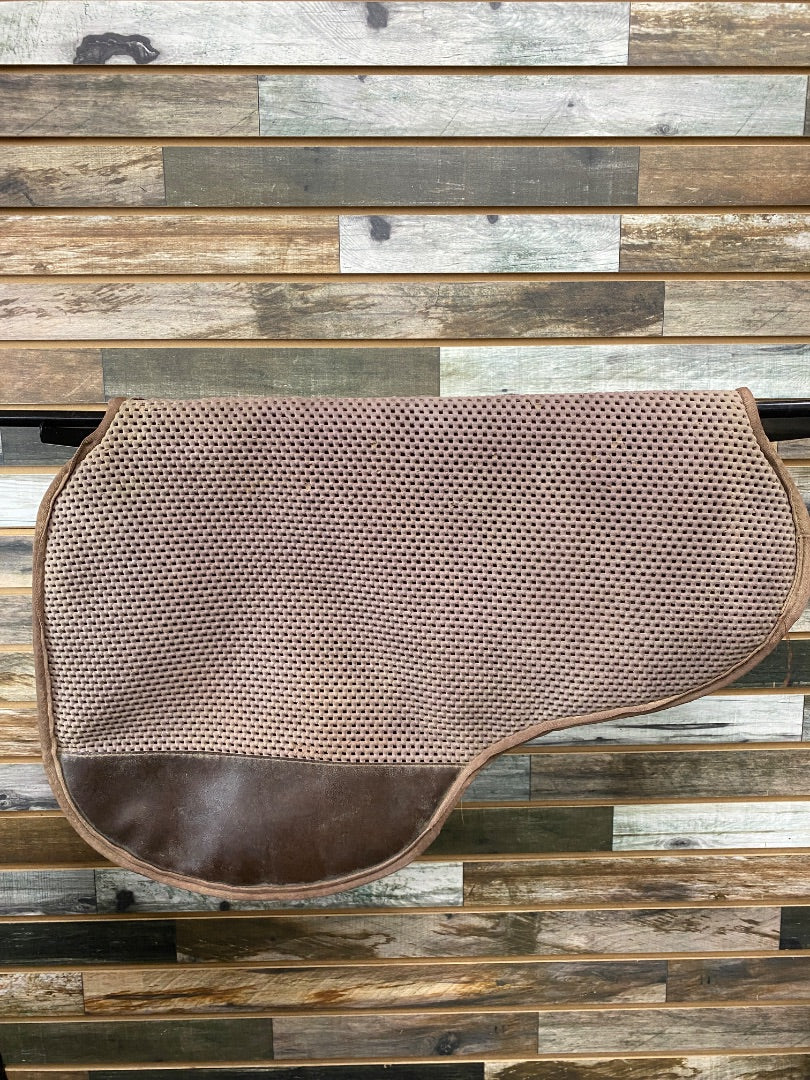 USED  Neoprene Western Saddle Pad  Brown